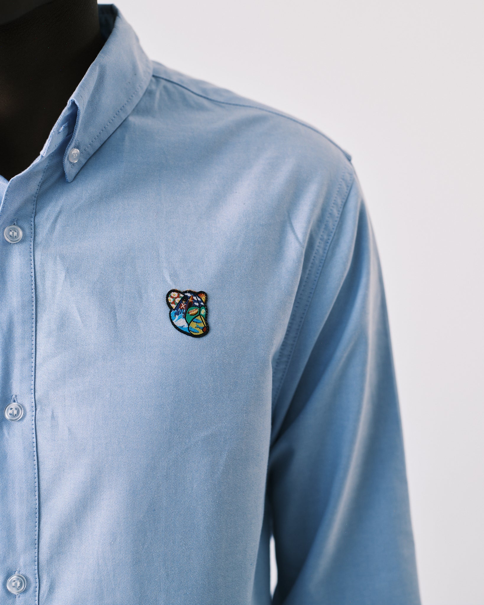 Oxie oxford shirt light blue - Tonsure