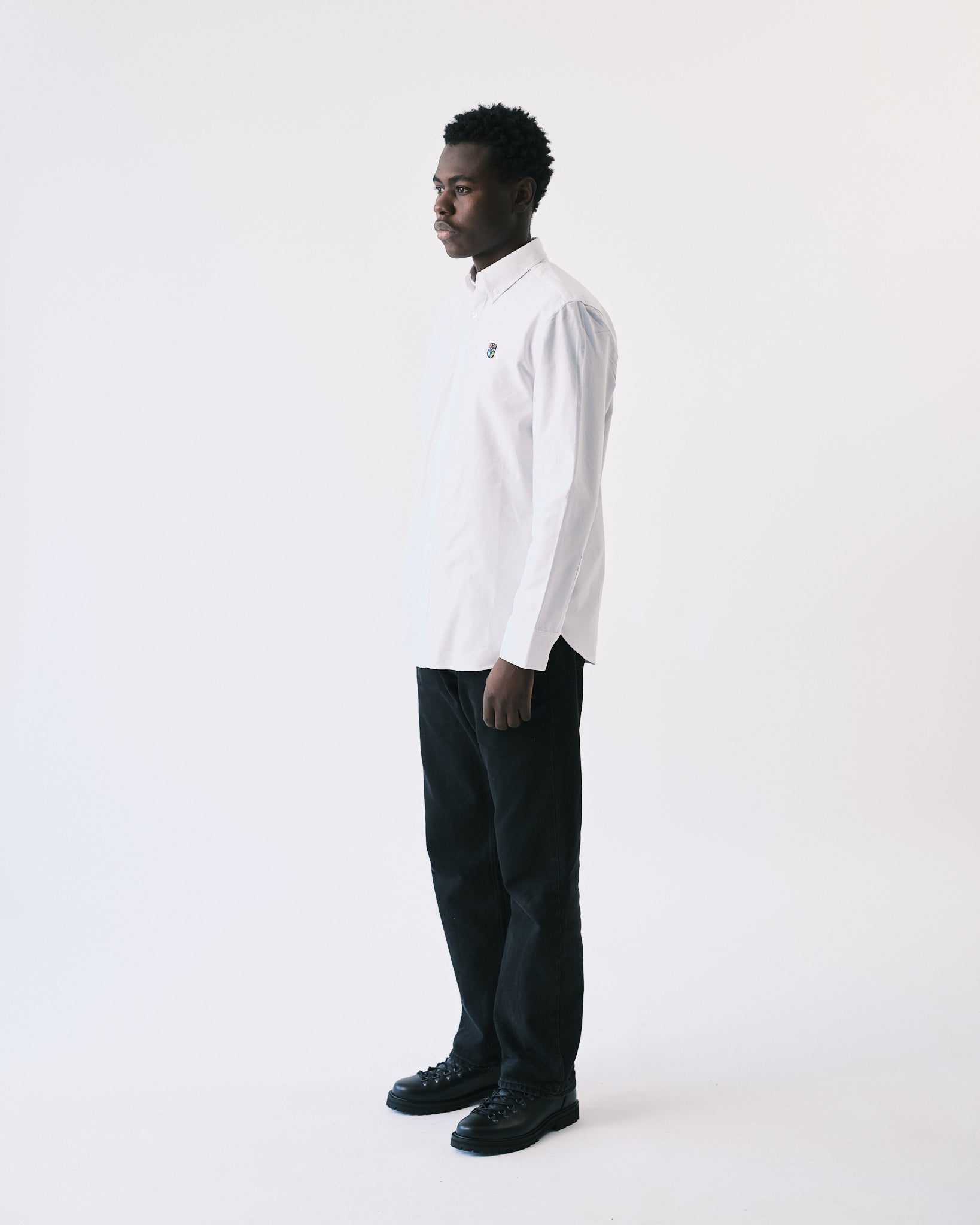 Oxie oxford shirt white - Tonsure