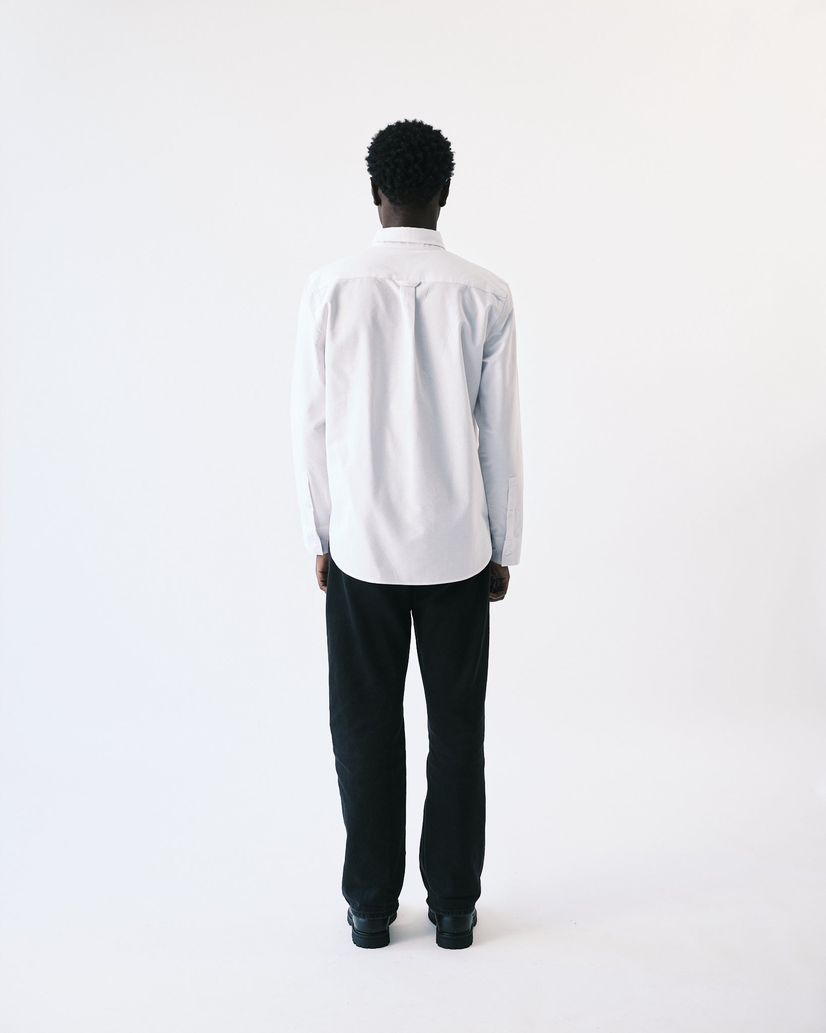 Oxie oxford shirt white - Tonsure