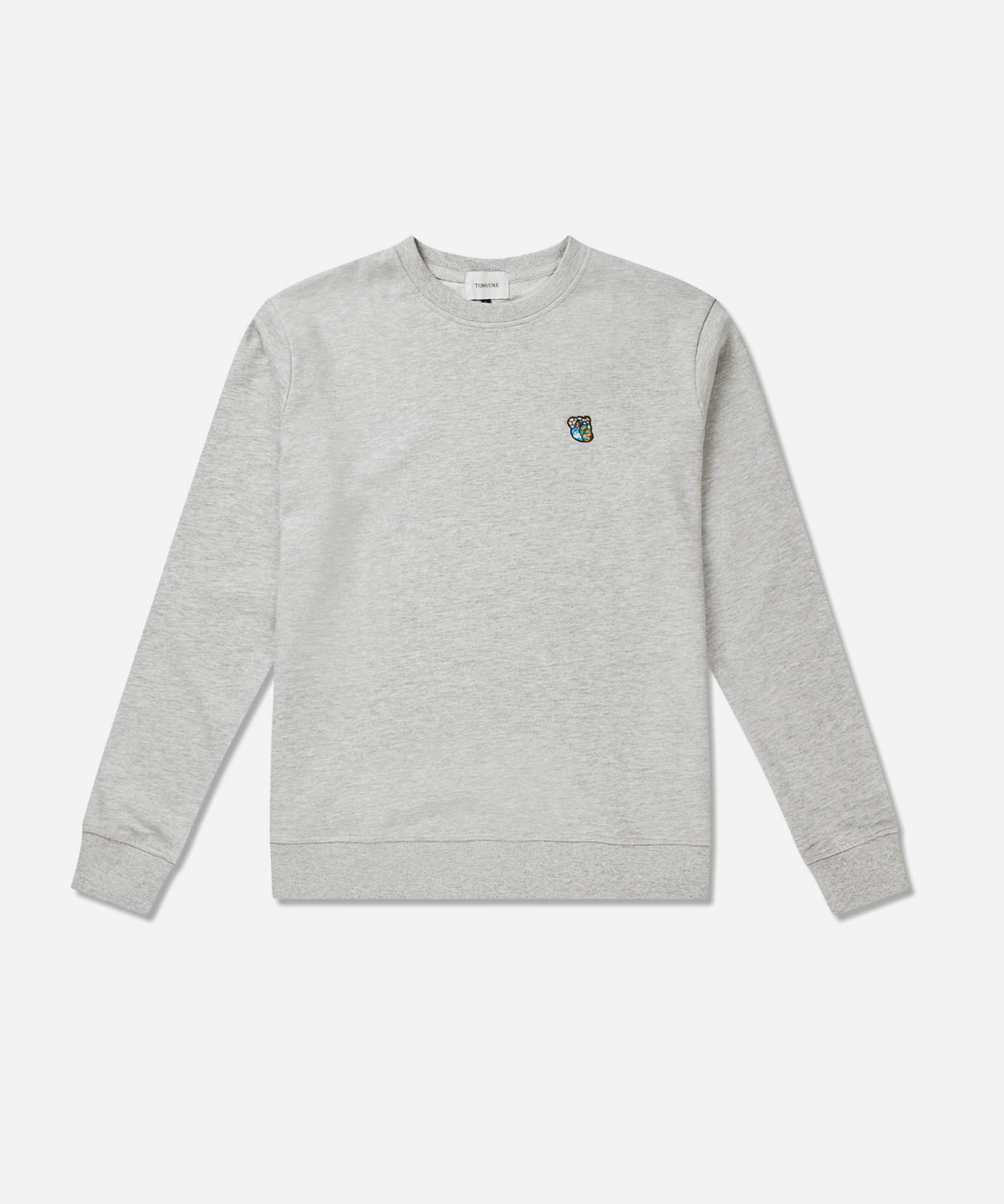 Peter sweatshirt grey melange - Tonsure