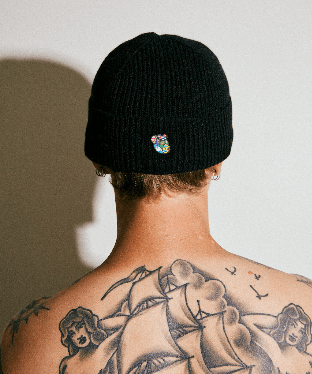 Rickie beanie black - Tonsure