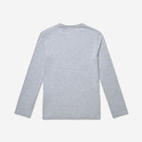 Teddy LS Tee Grey Melange - Tonsure