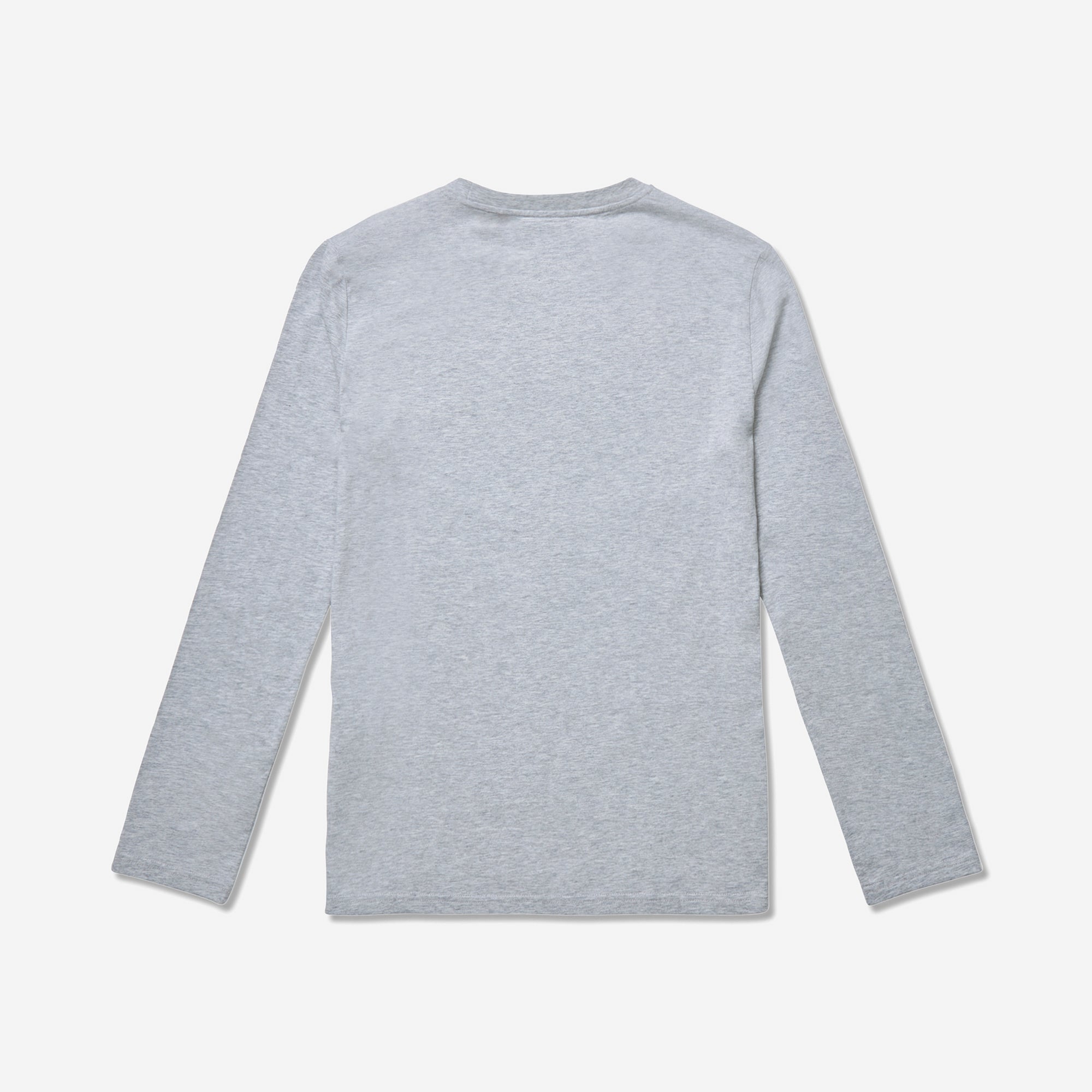 Teddy LS Tee Grey Melange - Tonsure