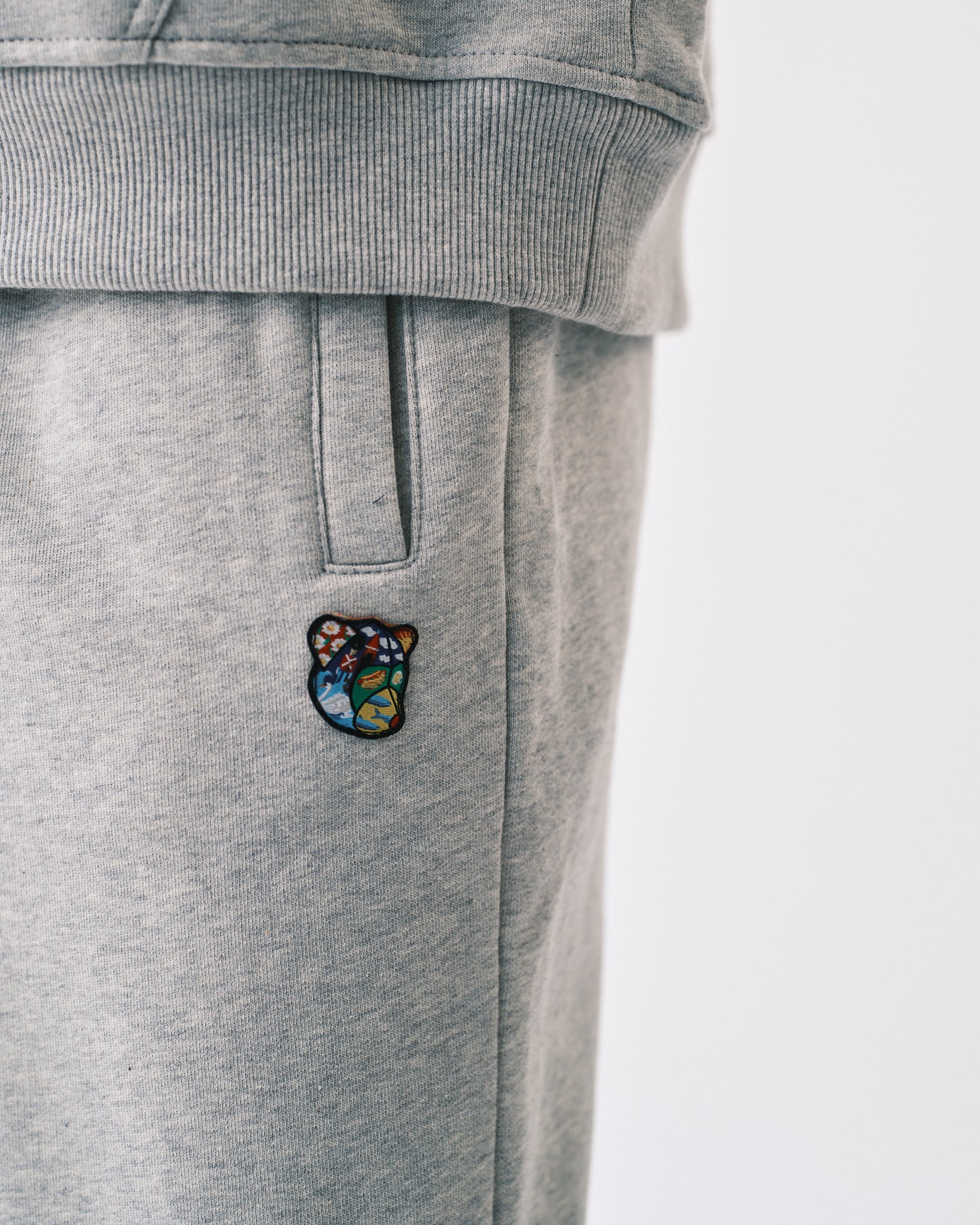 Teddy premium sweatpants grey - Tonsure