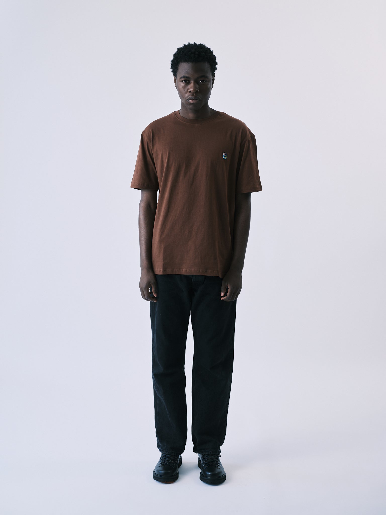 Teddy premium tee brown - Tonsure