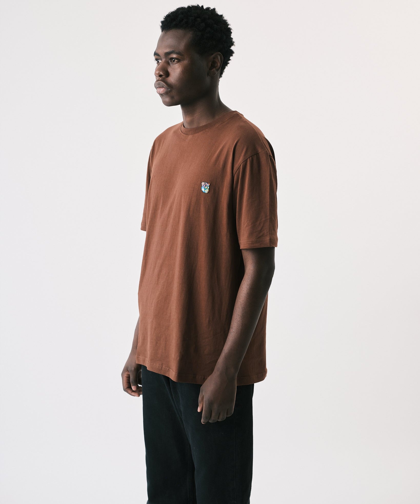 Teddy premium tee brown - Tonsure