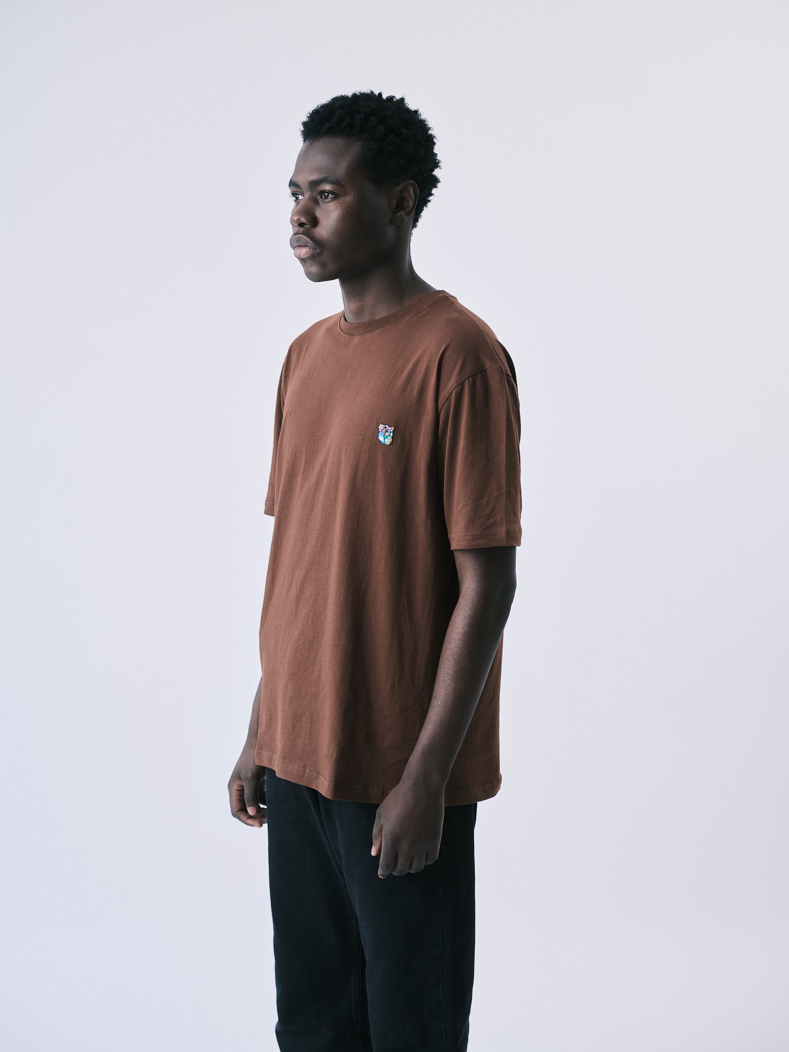 Teddy premium tee brown - Tonsure