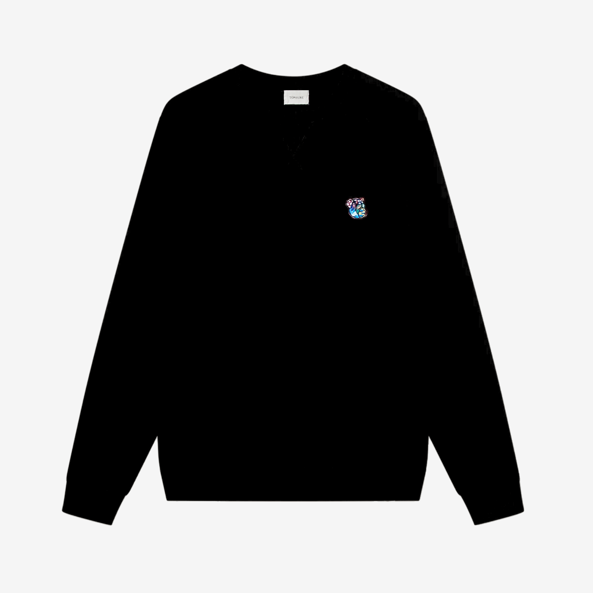 Teddy sweatshirt black - Tonsure