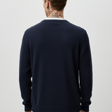 Theo knit cardigan navy - Tonsure