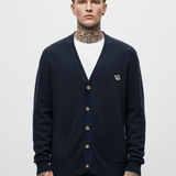 Theo knit cardigan navy - Tonsure