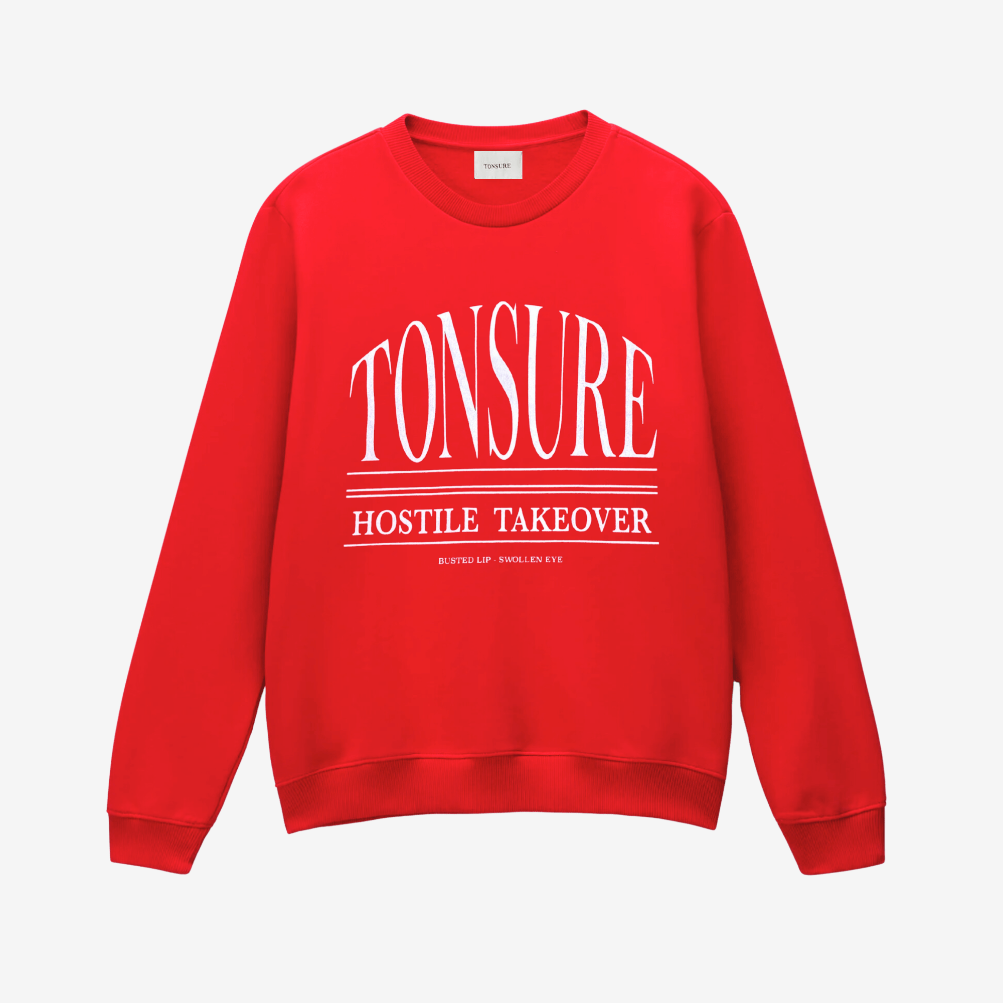 Tonsure sweatshirt Red - Tonsure