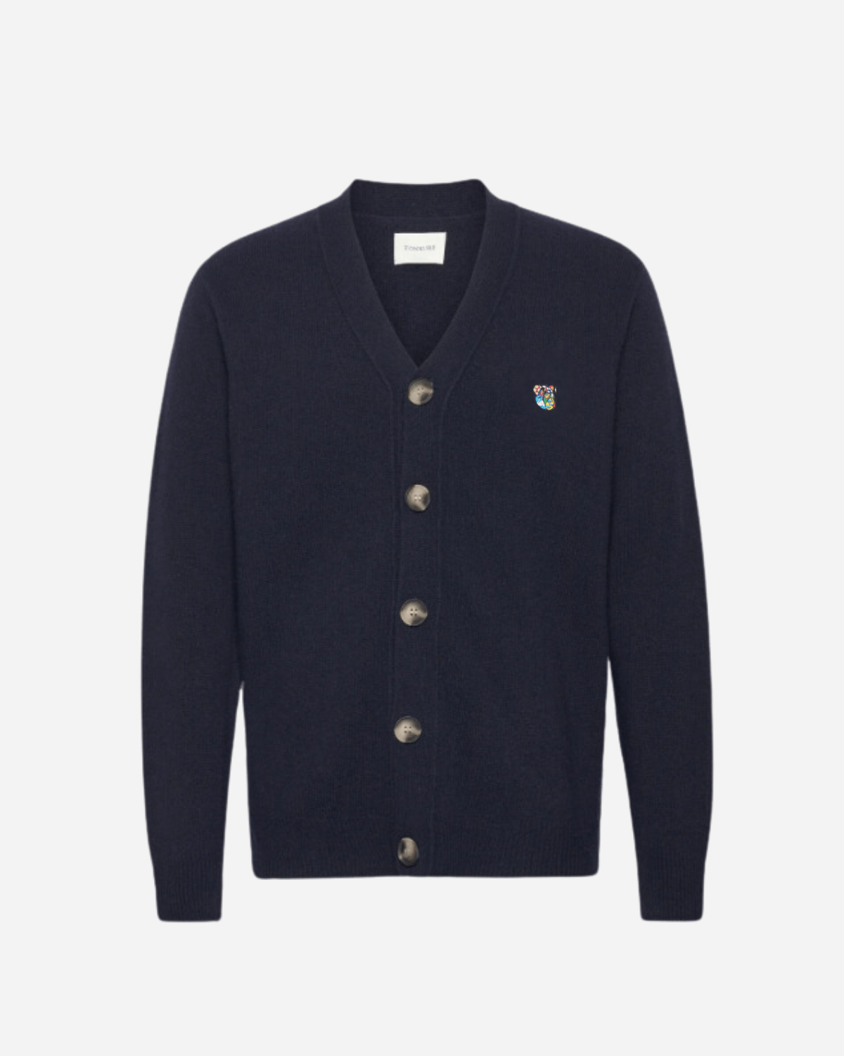 Tristan knit cardigan Navy - Tonsure