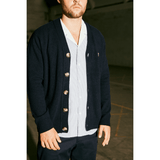 Tristan knit cardigan Navy - Tonsure